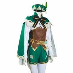 Adulte Femme Genshin Impact Venti Ensemble Uniform Cosplay Costume -Cosplay Éclat Soldes 3736d6859b8f5476dd5ba351702e8c78
