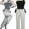 JoJo's Bizarre Adventure Stardust Crusaders Jean Pierre Polnareff Cosplay Costume