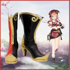 Genshin Impact Yan Fei Cosplay Chaussures -Cosplay Éclat Soldes 40A5339 4