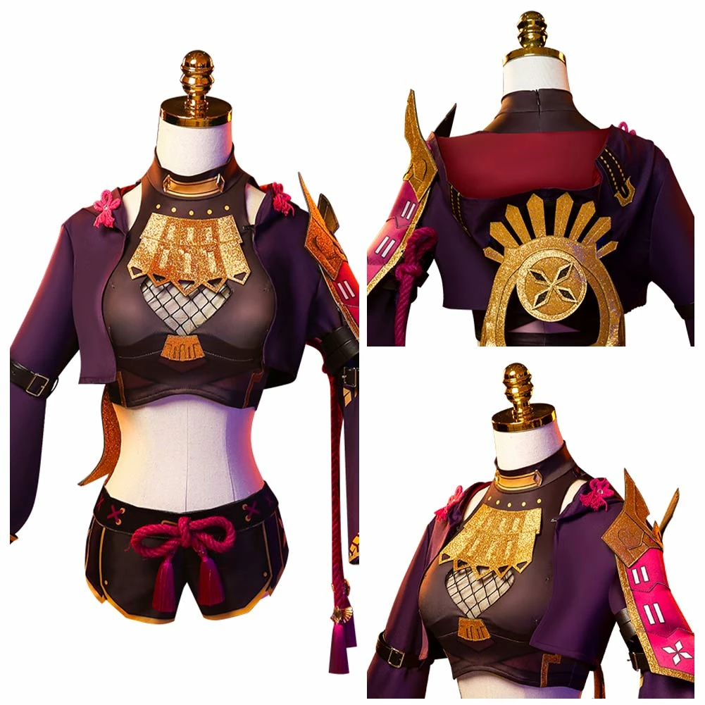 Genshin Impact Kuki Shinobu Cosplay Costume 7 Genshin Impact Kuki Shinobu Cosplay Costume – Image 7