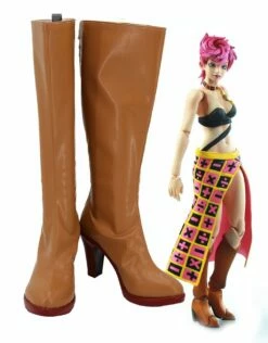 JoJo's Bizarre Adventure Golden Wind JJBA Trish Una Cosplay Chaussures