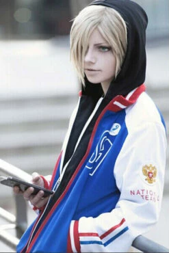 Yuri On Ice Yuri Plisetsky Cosplay Costume+Chaussures+Perruque