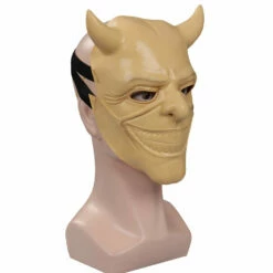 Film The Black Phone Le Téléphone Noir Masque Complets En Latex Halloween Accessoires -Cosplay Éclat Soldes 60083 4