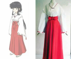 Inuyasha Kikyo Cosplay Costume