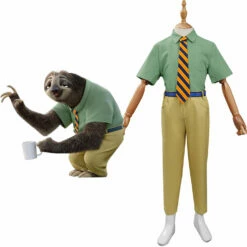 Enfant Film Zootopia 2 Flash Uniform Cosplay Costume Carnaval