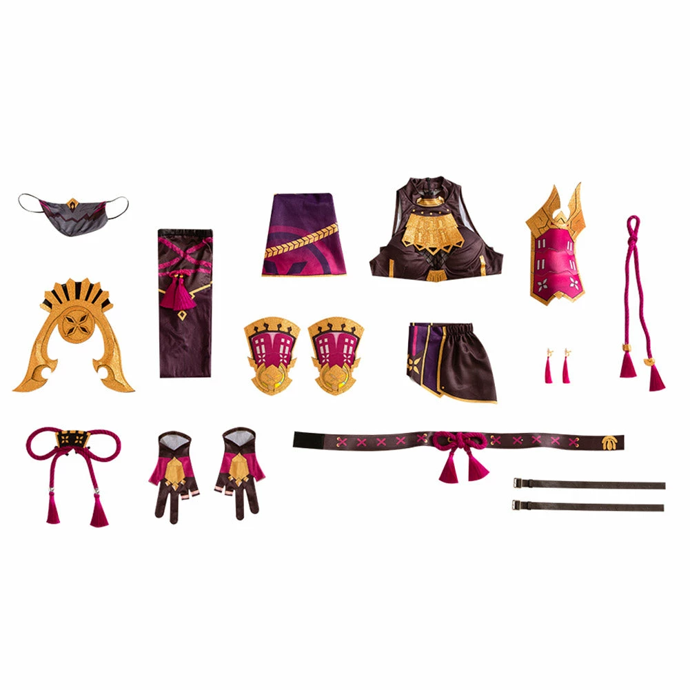 Genshin Impact Kuki Shinobu Cosplay Costume 6 Genshin Impact Kuki Shinobu Cosplay Costume – Image 6