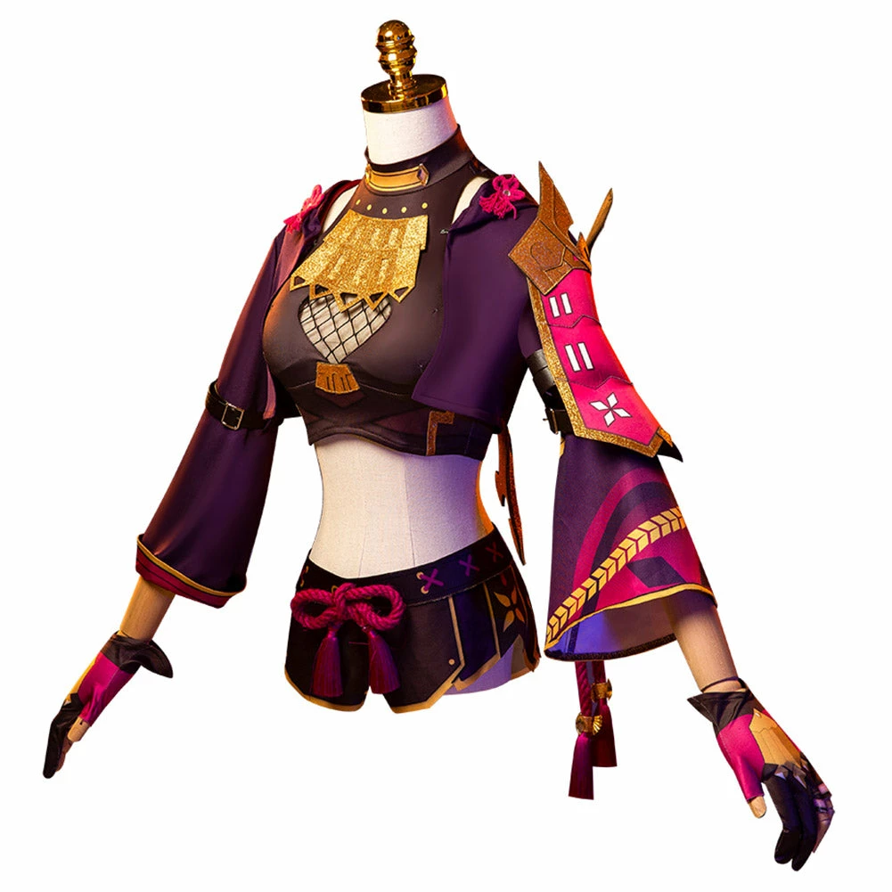 Genshin Impact Kuki Shinobu Cosplay Costume 4 Genshin Impact Kuki Shinobu Cosplay Costume – Image 4