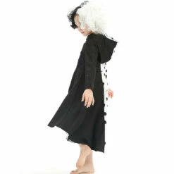 Enfant 2021 Cruella Robe Noire & Blanche Enfant Cosplay Costume -Cosplay Éclat Soldes Enfant2021CruellaRobeNoire BlancheEnfantCosplayCostume 6