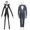 Enfant The Nightmare Before Christmas L'Étrange Noël De Monsieur Jack Jack Skellington Cosplay Costume Halloween