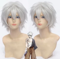 Gintama Sakata Gintoki Cosplay Perruque