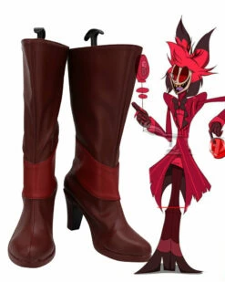 Hazbin Hotel Alastor Bottes Cosplay Chaussures