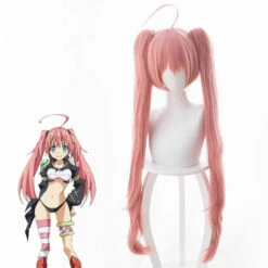 Moi, Quand Je Me Réincarne En Slime Milim Cosplay Perruque