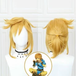 The Legend Of Zelda: Breath Of The Wild Link Cosplay Perruque -Cosplay Éclat Soldes O1CN01HUoT5J2KFsSpCWlL3 3339029528 0 cib