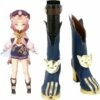 Genshin Impact Diona Bottes Cosplay Chaussures