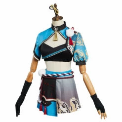 Genshin Impact Miss Hina Goro Robe Cosplay Costume Design Original-Cossky -Cosplay Éclat Soldes adb2506b28845b34777f3c65f1c634a4