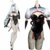 Genshin Impact Shen He Bunny Girls Cosplay Costume - Cossky
