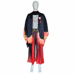 Genshin Impact Five Kasen Kaedehara Kazuha Cosplay Costume