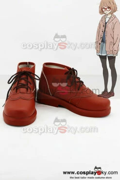 Beyond The Boundary Mirai Kuriyama Cosplay Costume+ Lunettes + Perruque+ Chaussures -Cosplay Éclat Soldes beyond the boundary mirai kuriyama cosplay boots shoes 2 2