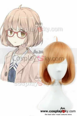 Beyond The Boundary Mirai Kuriyama Cosplay Costume+ Lunettes + Perruque+ Chaussures -Cosplay Éclat Soldes beyond the boundary mirai kuriyama cosplay wig 2 2