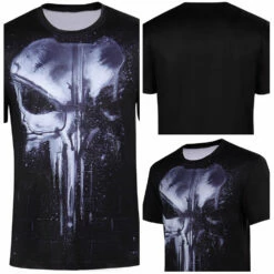 Daredevil Punisher Tee-shirt Cosplay Costume -Cosplay Éclat Soldes bf641b86f6248ff68e52bbe3c904c470