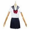 Court Uniforme De Marin Été Jupe Tenue JK Lycée Uniforme Classe Uniforme Etudiant Cosplay Costume