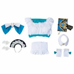 Genshin Impact Barbara Maid Costume Cosplay -Cosplay Éclat Soldes c52378b86fc3280a8797152b62538af4