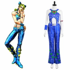 JoJo‘s Bizarre Adventure JJBA Jolyne Cujoh Cosplay Costume