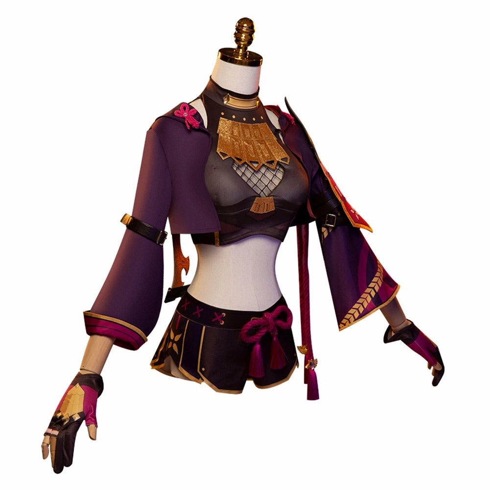 Genshin Impact Kuki Shinobu Cosplay Costume 5 Genshin Impact Kuki Shinobu Cosplay Costume – Image 5
