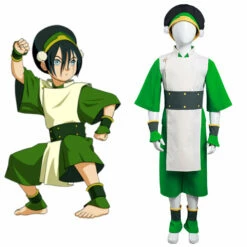 Avatar: The Last Airbender Toph Bengfang Costume Enfant Cosplay Costume