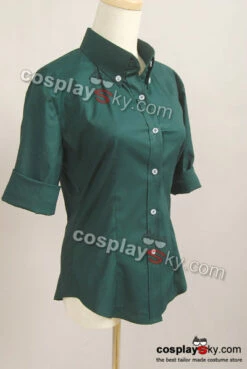 Twilight Tentation Bella Chemisier Vert Cosplay Costume -Cosplay Éclat Soldes twilight new moon bella green button down shirt 3